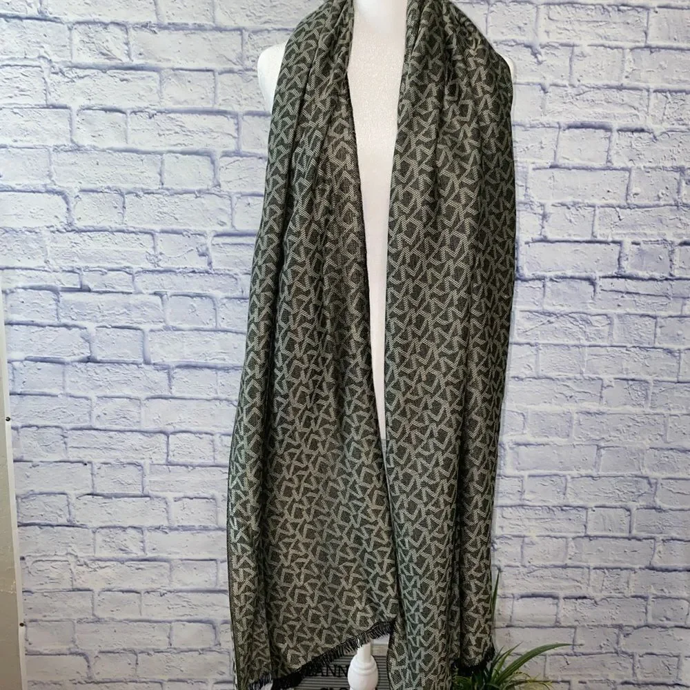 Michael Kors scarf raw hem